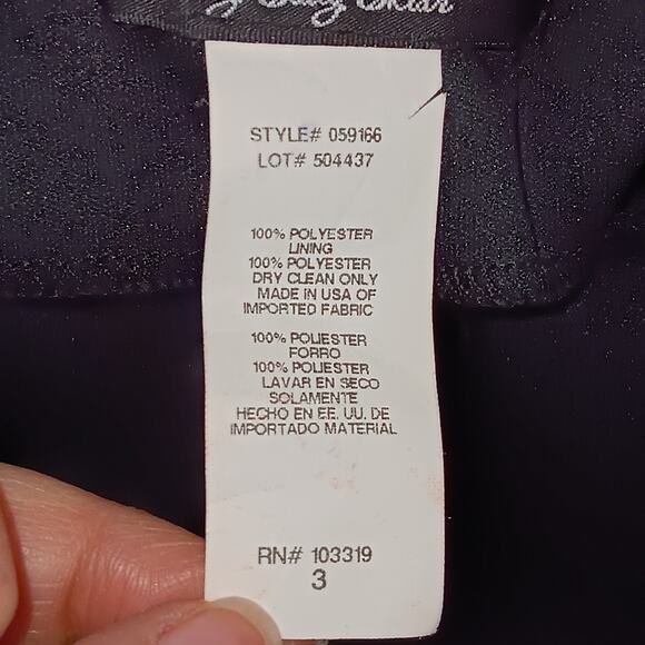 Vintage Blondie Nites by Stacy Sklar Junior Formal Dress Size 3 - Picture 8 of 8